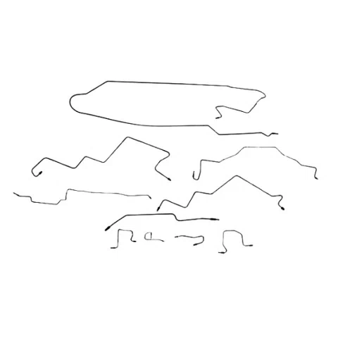 Fine Lines CBK0025SS - 98-01 Dodge Ram 2500 Brake Line Kit Ext Cab_Long 4x4 Bed Stainless Steel